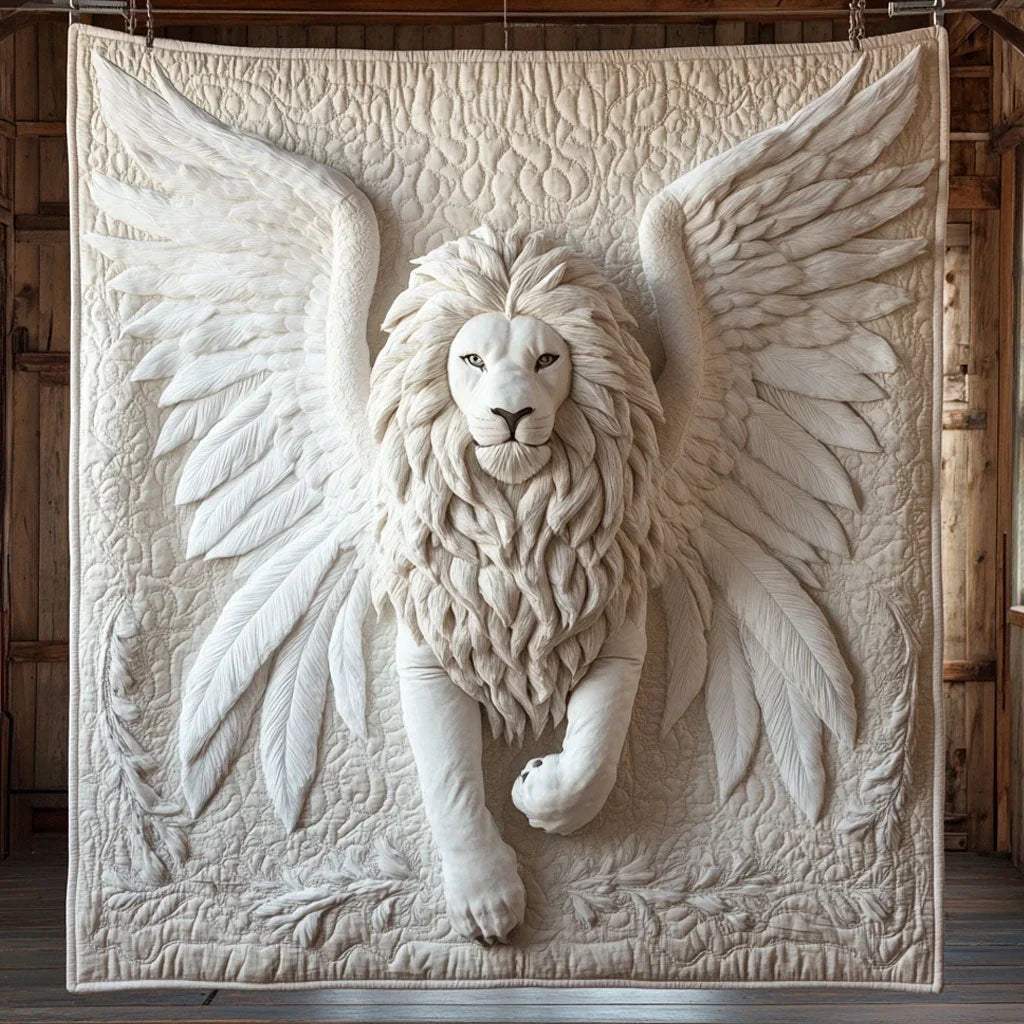 Charming Lion Quilt Blanket