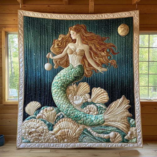 Charminng Siren Quilt Blanket