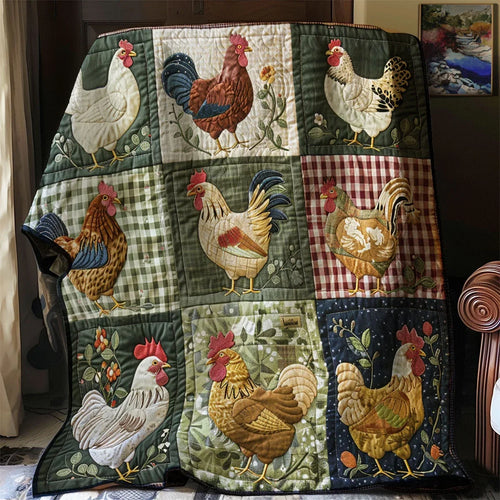 Chicken Quilt Blanket