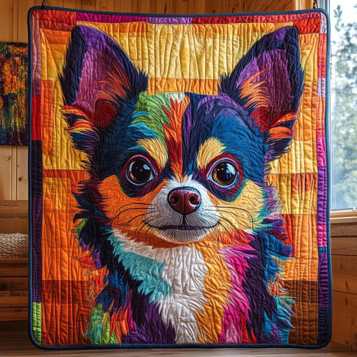 Chihuahua Charm Quilt Blanket
