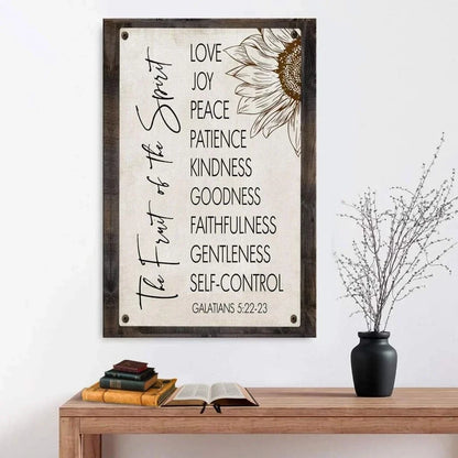 fruit of the spirit galatians 5 22 23 canvas wall art (view 4)