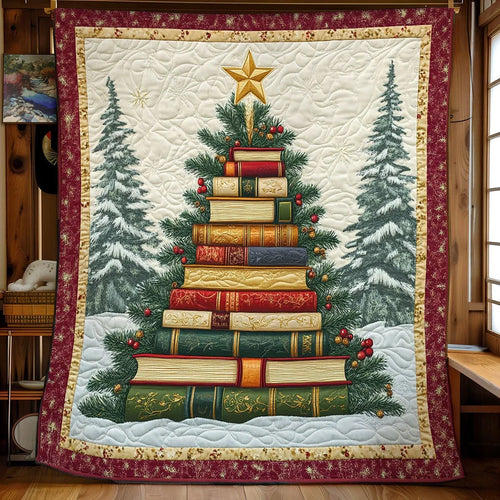 Christmas Book Quilt Blanket