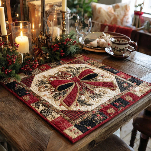 Christmas Bow Table Topper