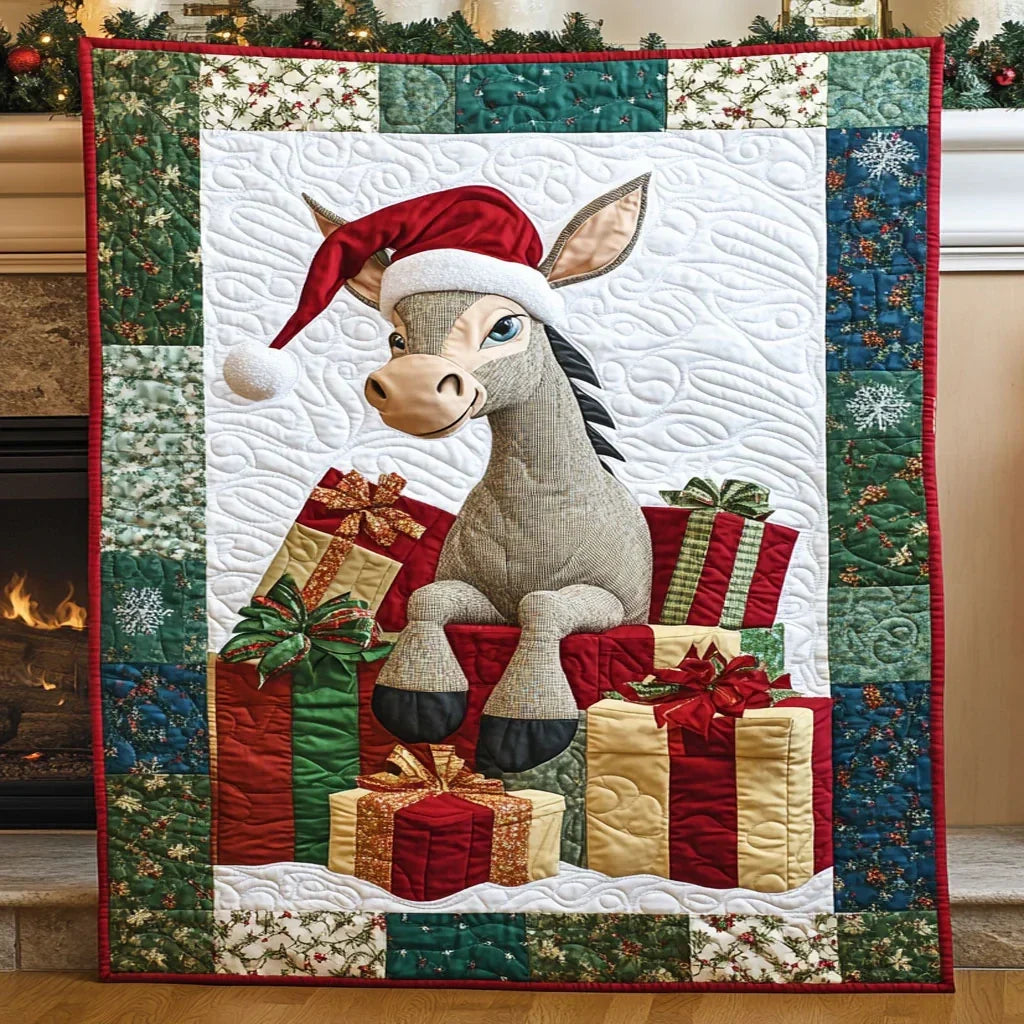 Christmas Caravan Quilt Blanket