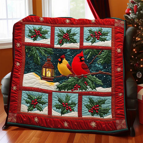 Christmas Ember Quilt Blanket