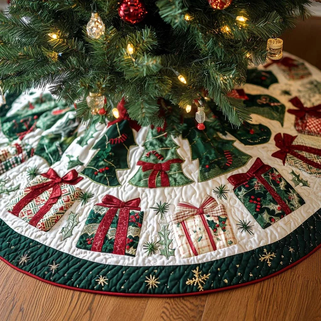 Christmas Gifts Christmas Quilted Tree Skirt