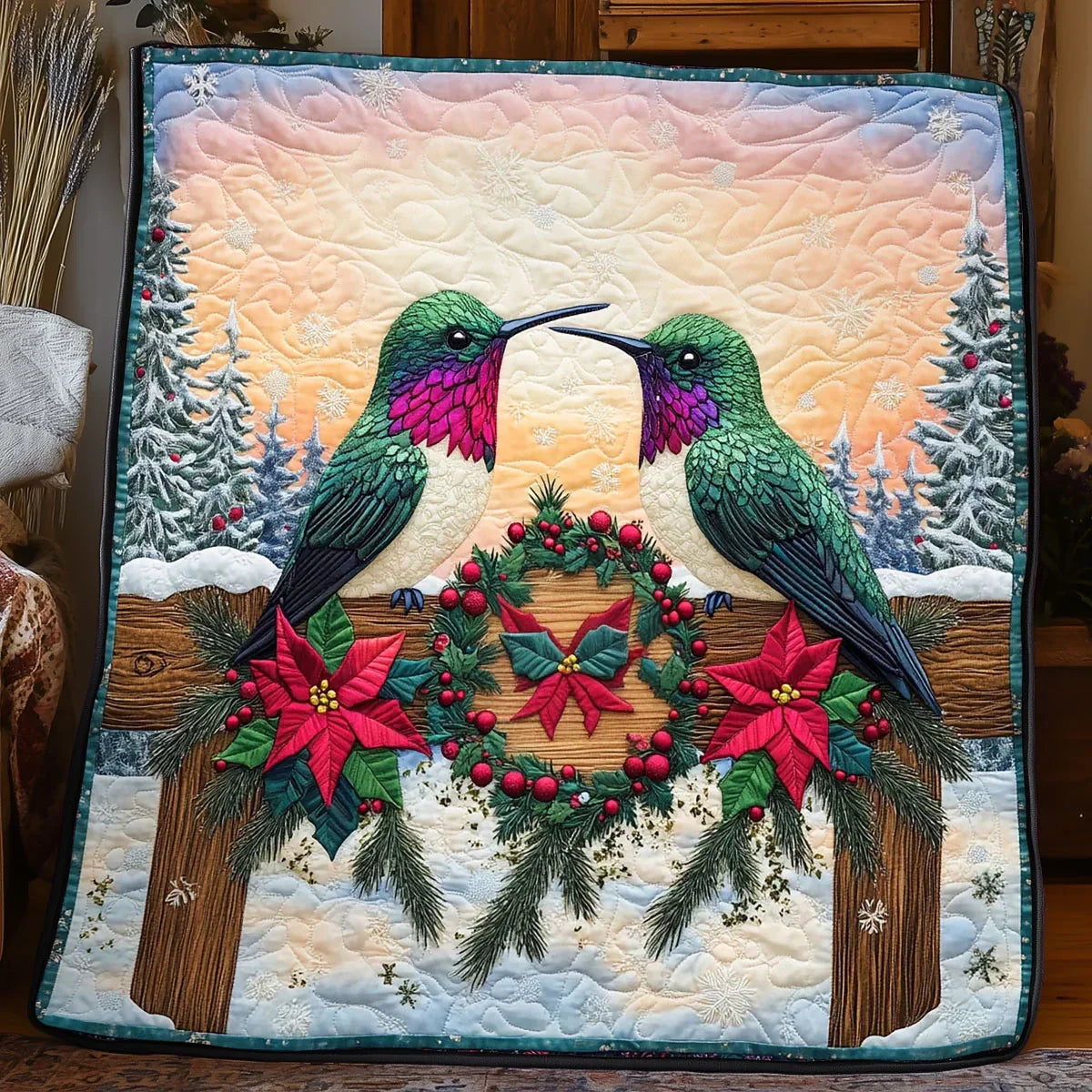 Christmas Gleam Quilt Blanket