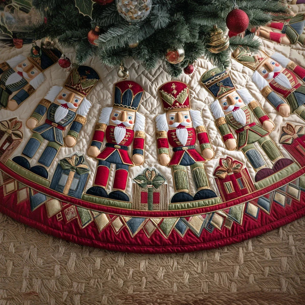 Christmas Guard Christmas Quilted Tree Skirt