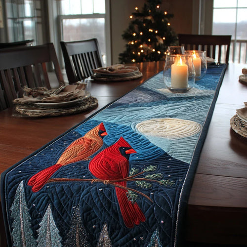 Christmas Serenade Quilted Table Runner