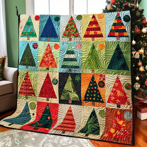Christmas Tree Charm Quilt Blanket