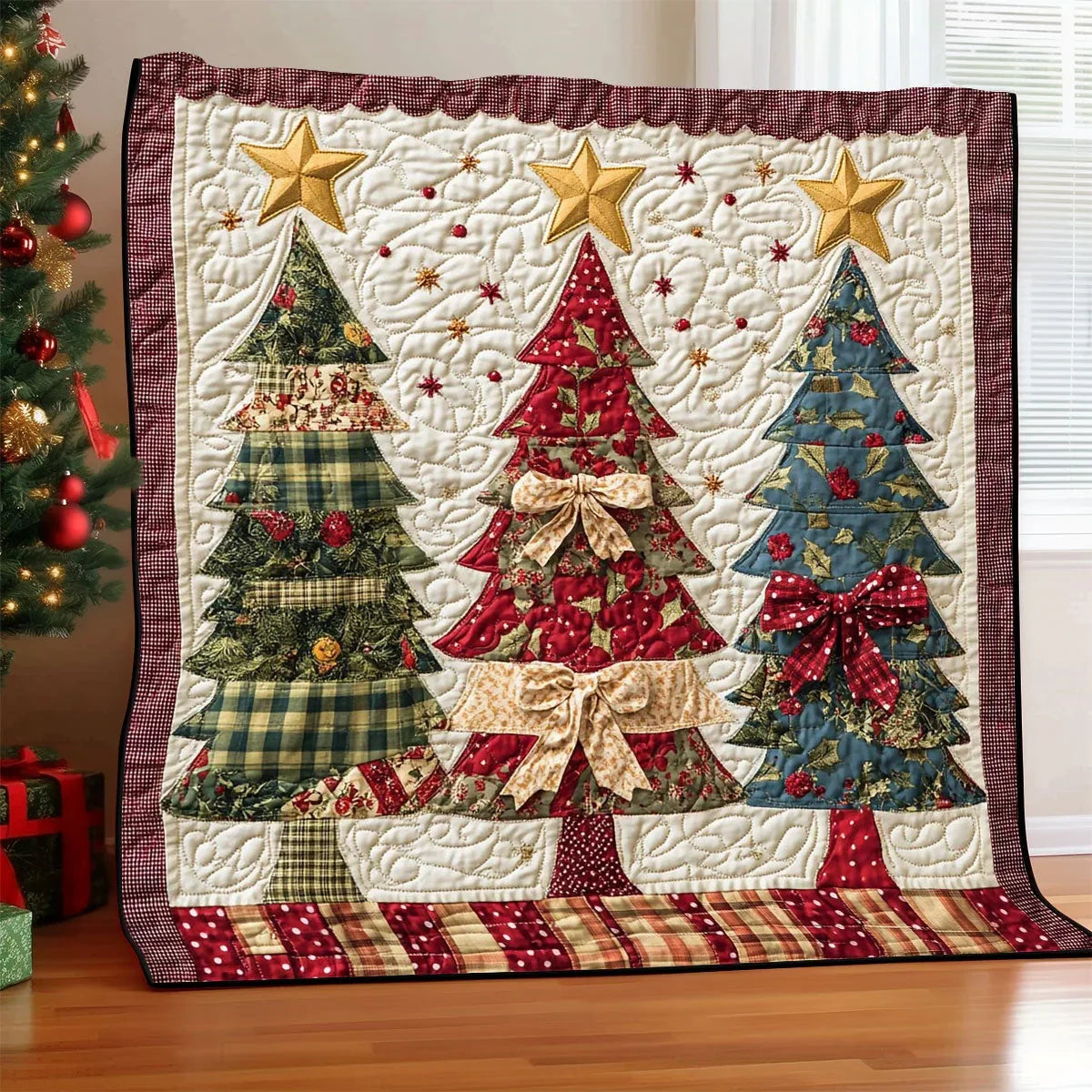 Christmas Tree Quilt Blanket