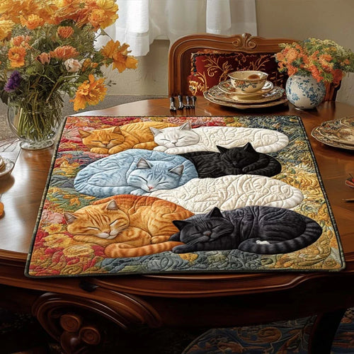 Chubby Paw Quilted Table Topper
