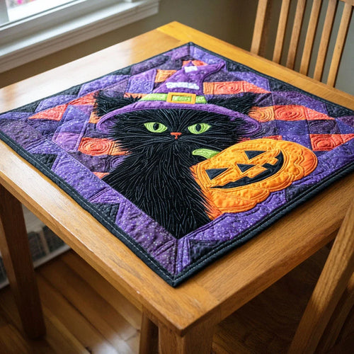 Cinnamon Paw Quilted Table Topper