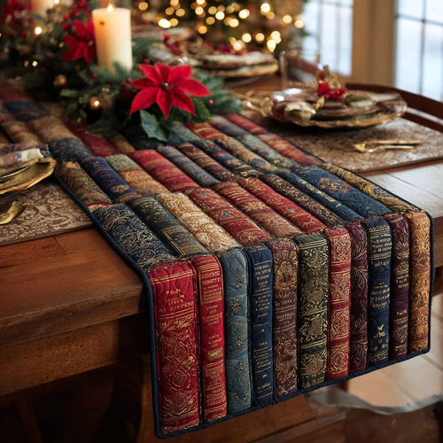 Classic Booklane Quilted Table Runner