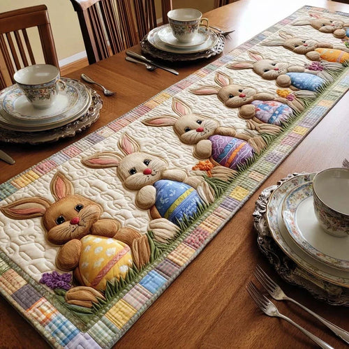 Classic Easter Quilted Table Runner