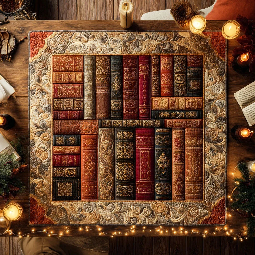 Classic Whispers Quilted Table Topper