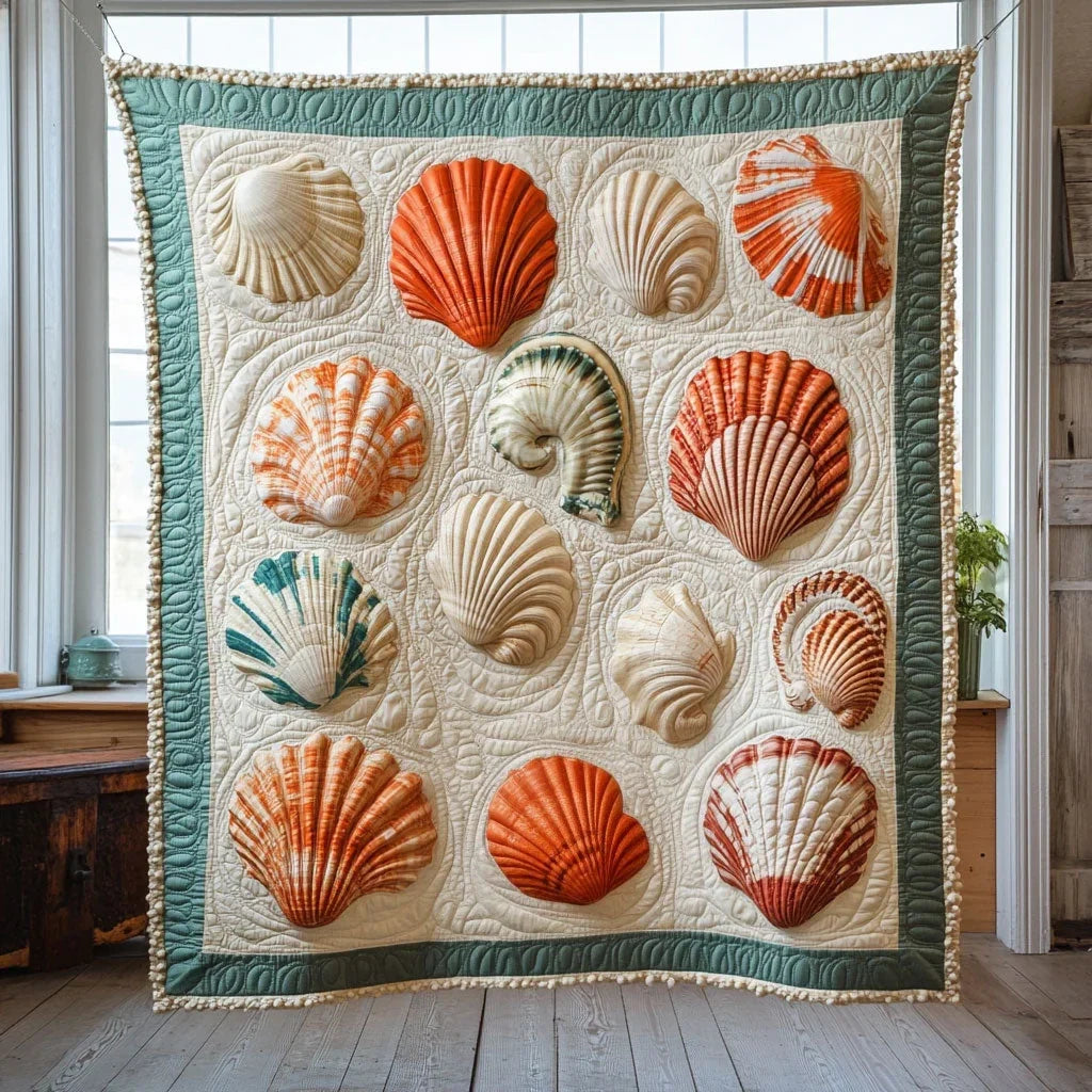 Coastal Album Quilt Blanket