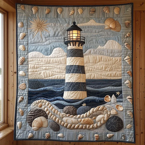 Coastal Beacons Quilt Blanket