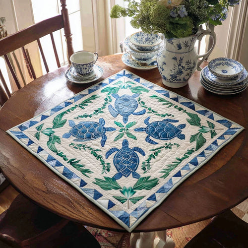 Coastal Glide Quilted Table Topper