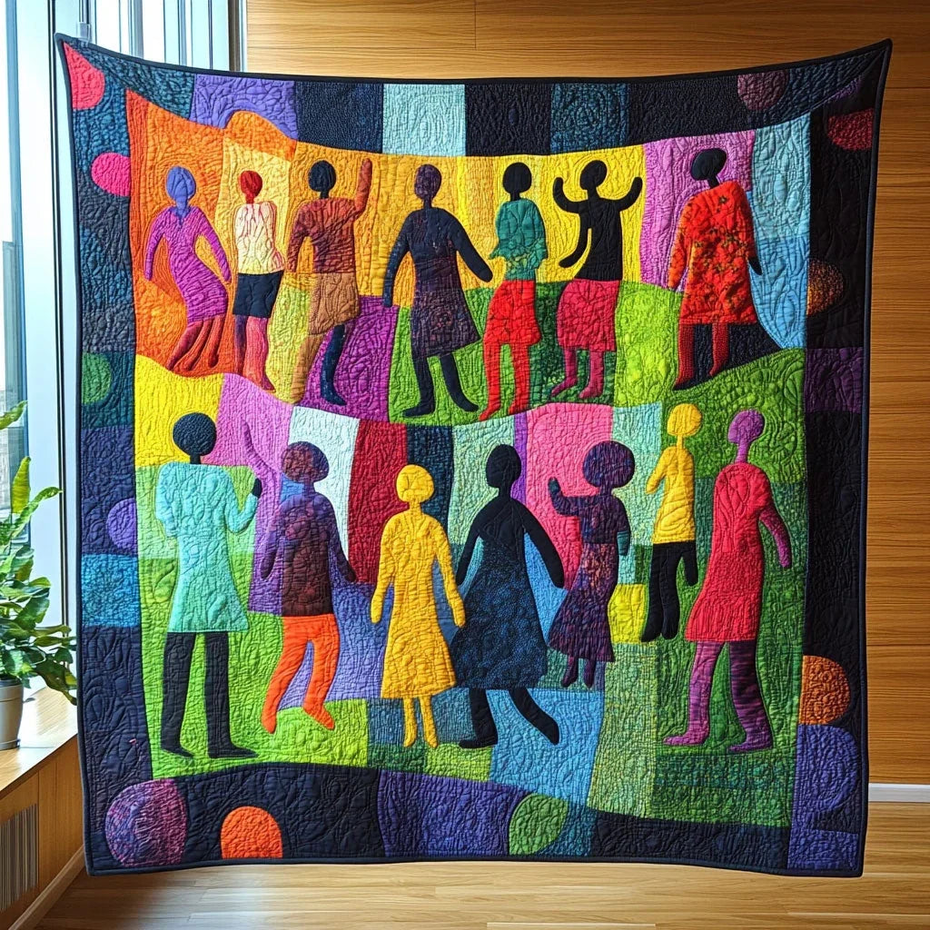 Colorful Party Quilt Blanket