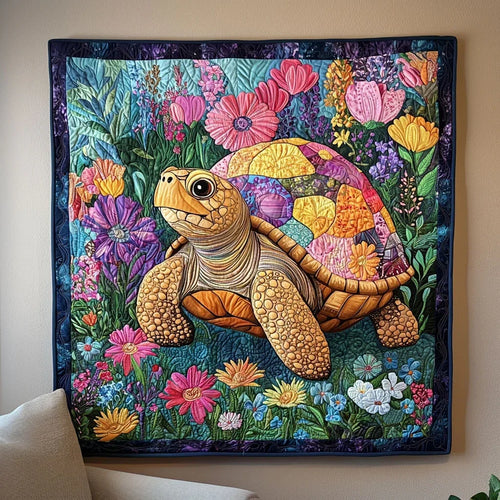 Colorful Turtoise Quilt Blanket