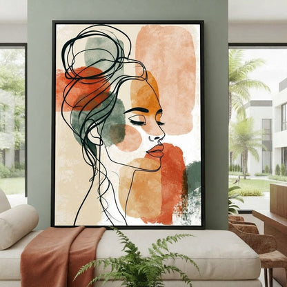 Contours of a Quiet Afternoon Canvas Wall Art