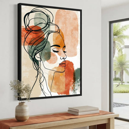 Contours of a Quiet Afternoon Canvas Wall Art