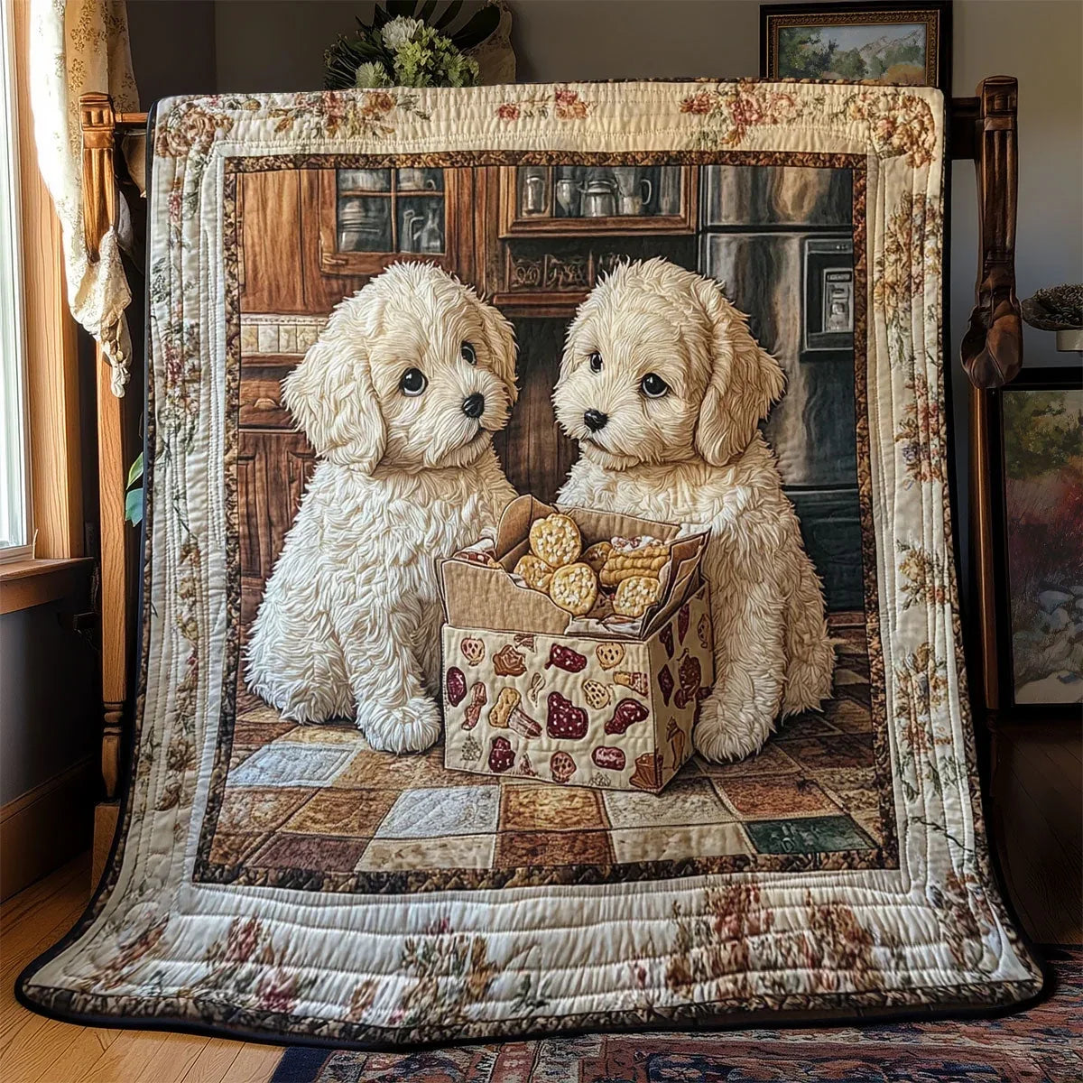 Cookie Thieves Quilt Blanket