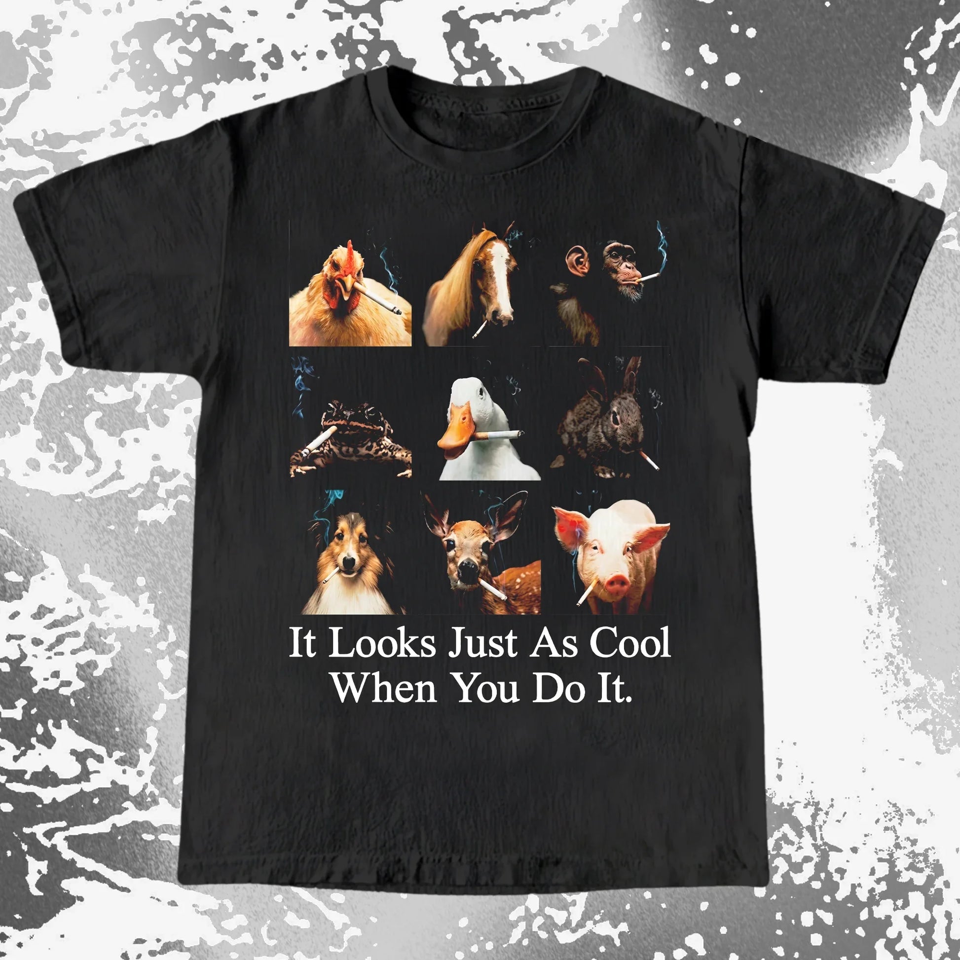 Funny Animals Smoking Shirt – It Looks Just As Cool When You Do It (view 14)