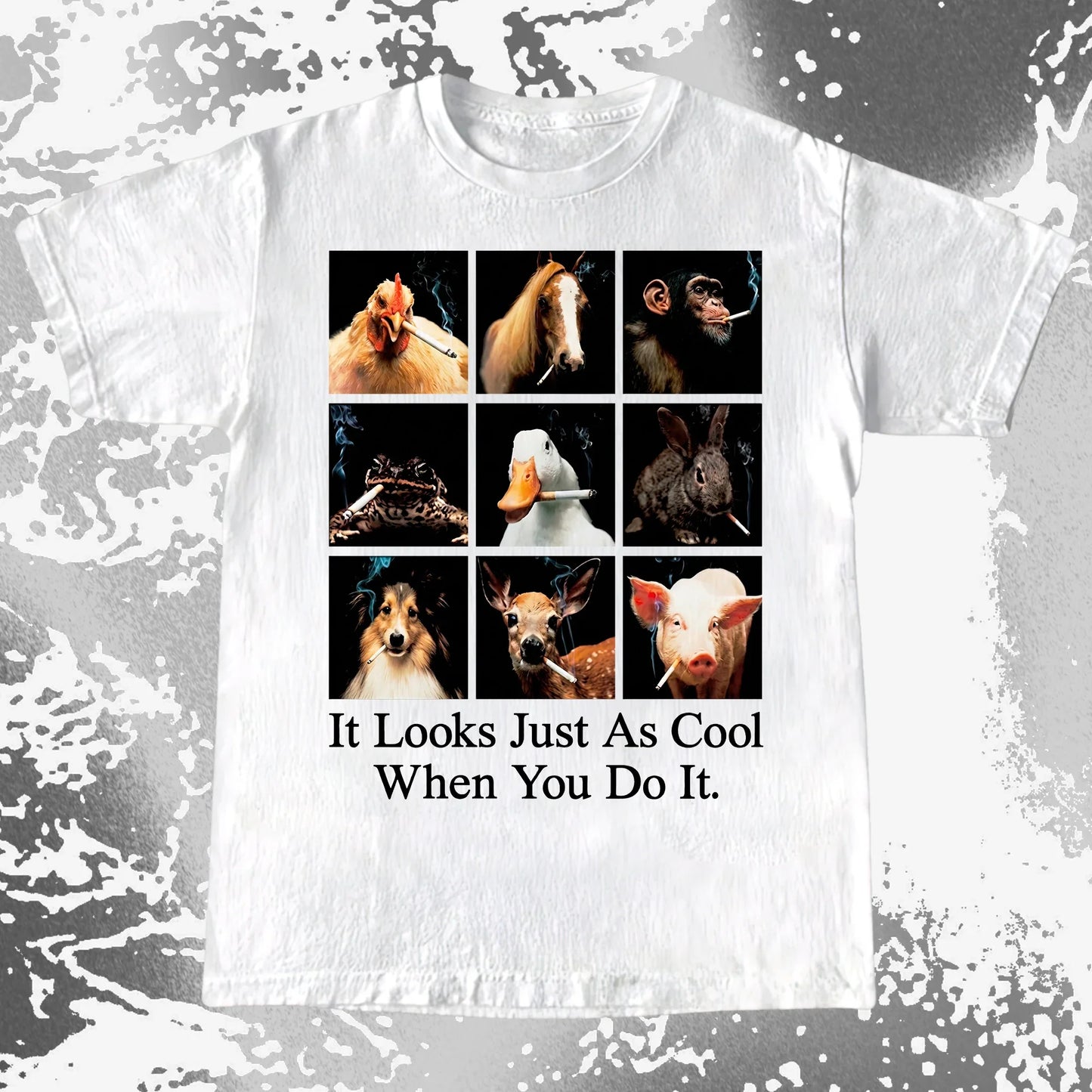 Funny Animals Smoking Shirt – It Looks Just As Cool When You Do It (view 8)