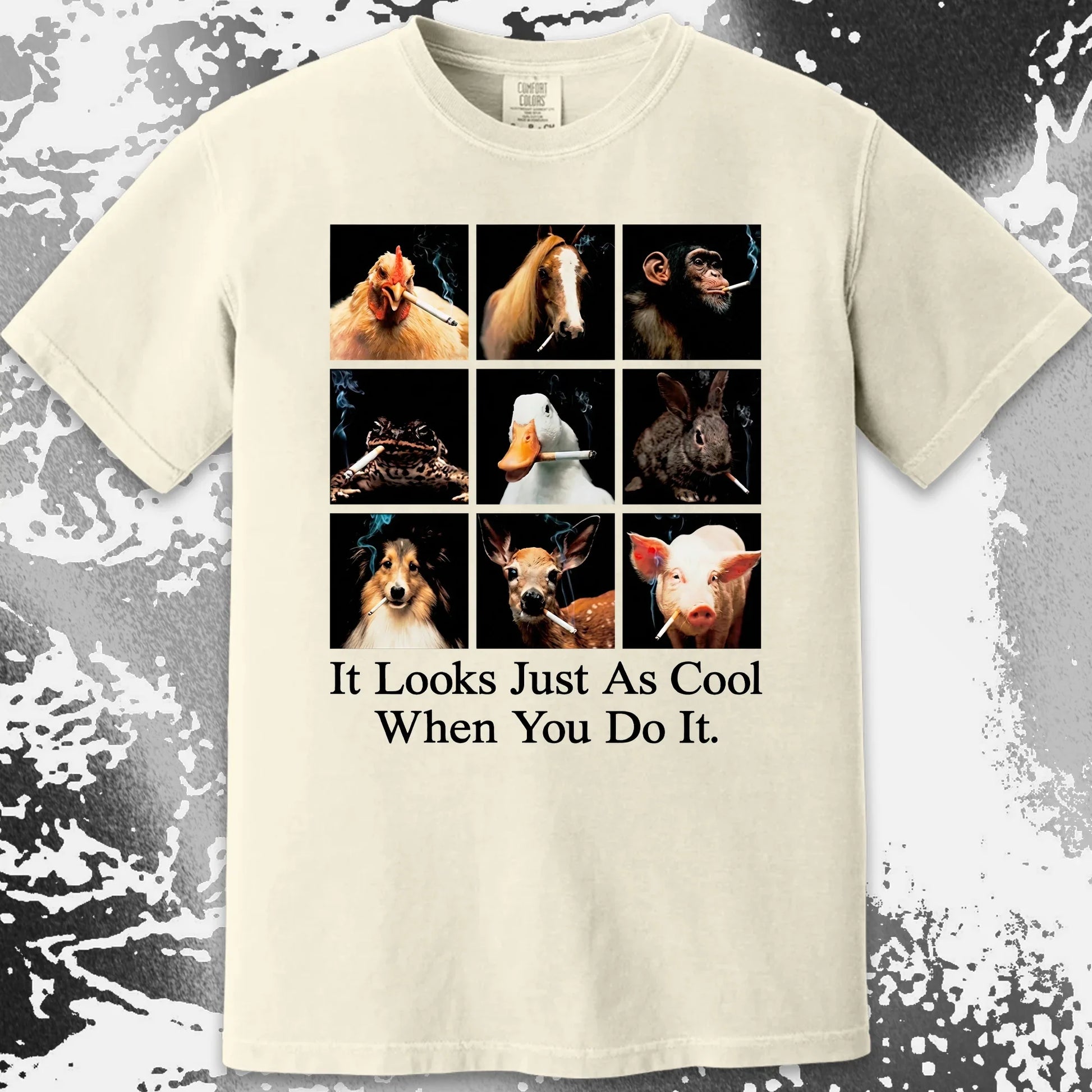 Funny Animals Smoking Shirt – It Looks Just As Cool When You Do It (view 9)