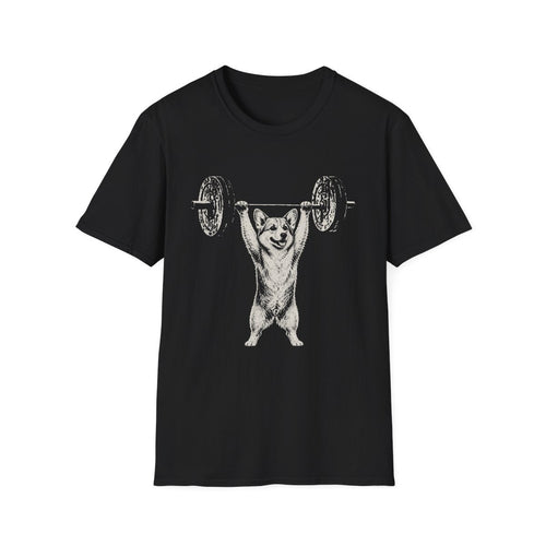 Corgi Powerlifting Tee