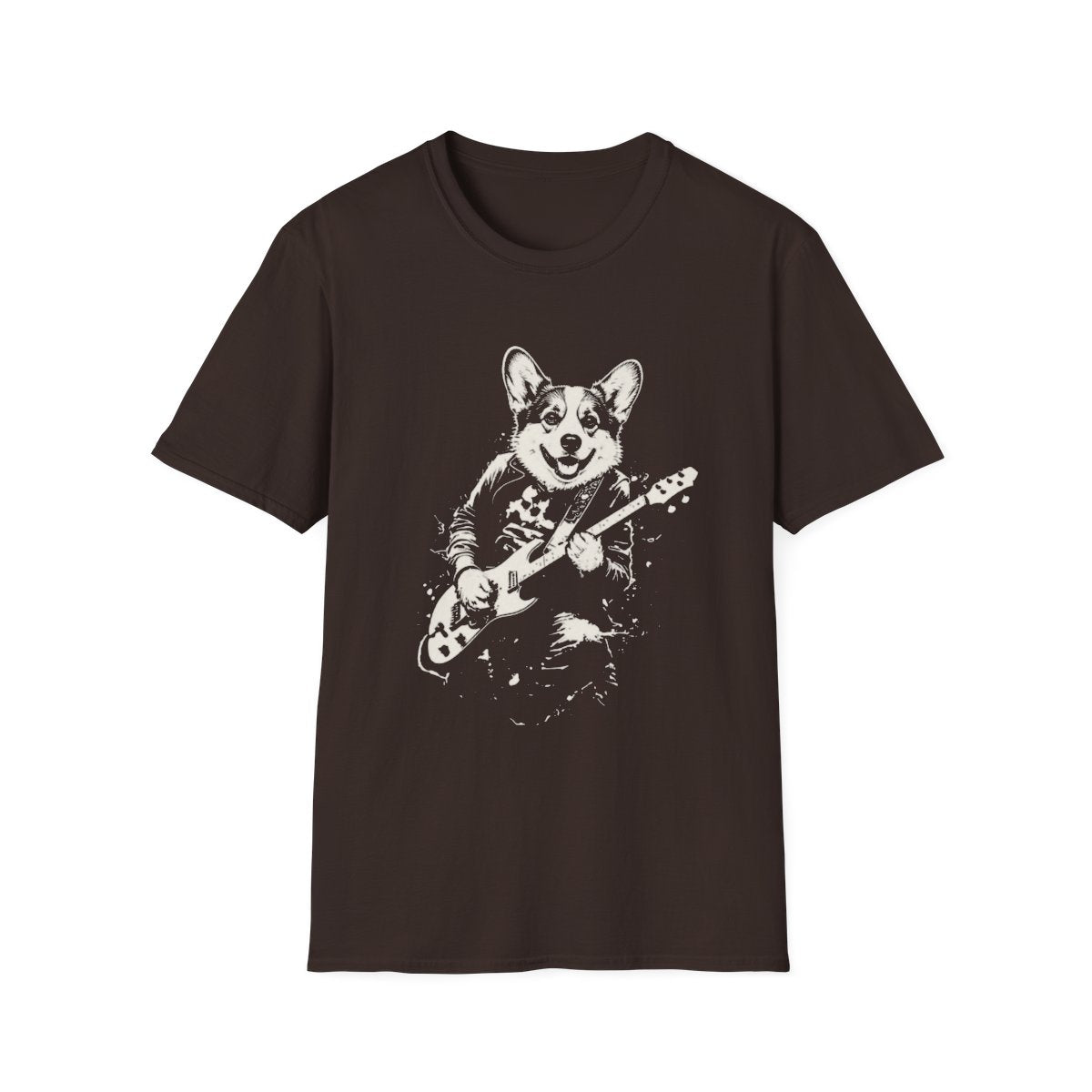 Corgi Rocking Guitar Tee