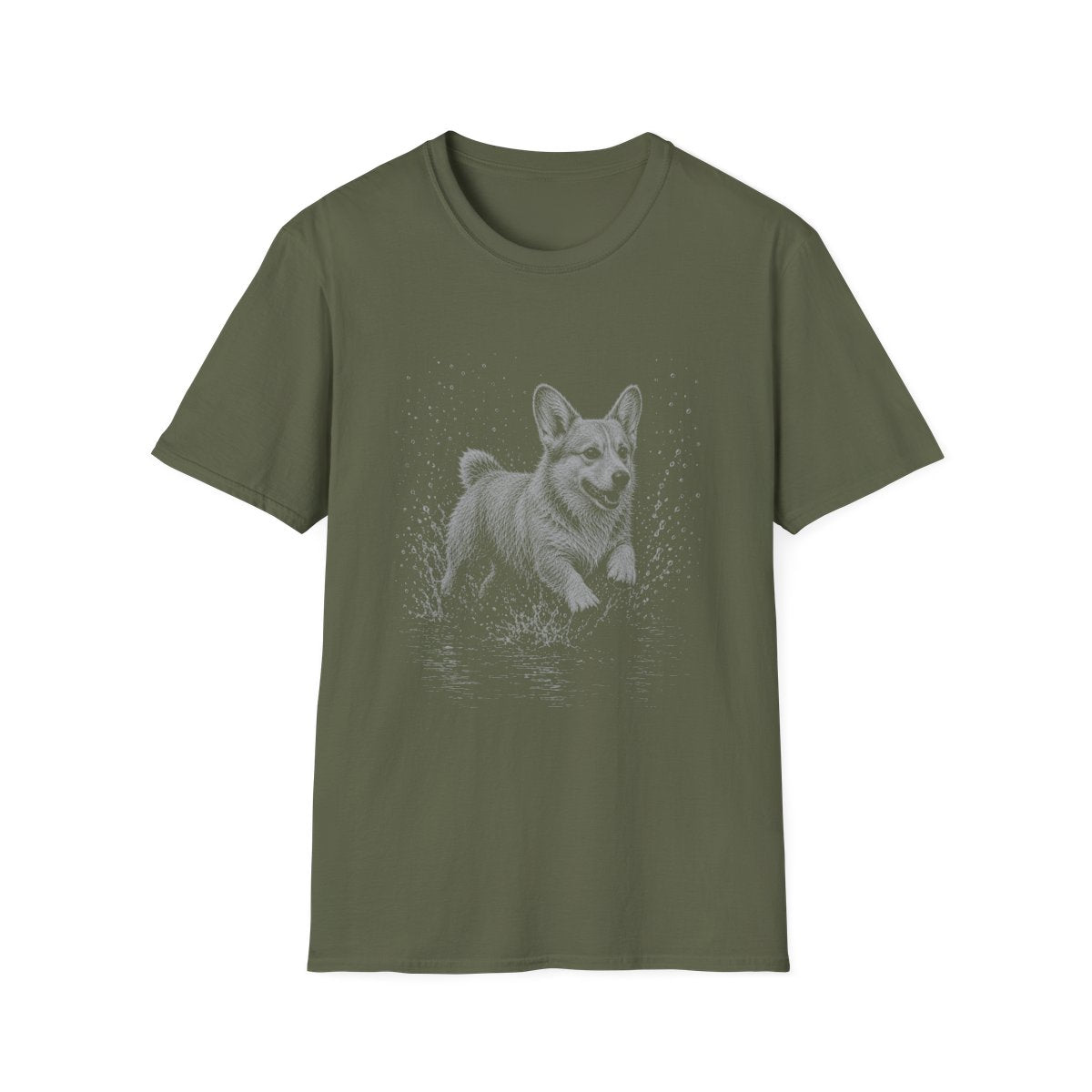 Corgi Water Run Tee