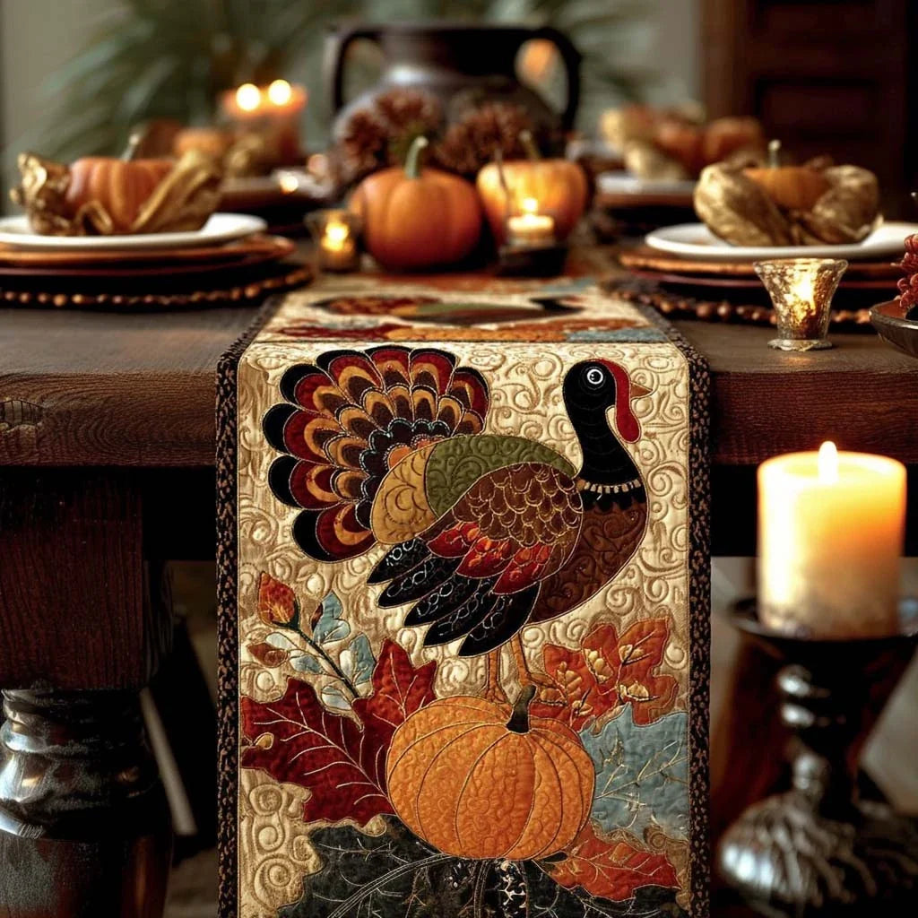 Cornfield Glory Quilted Table Runner