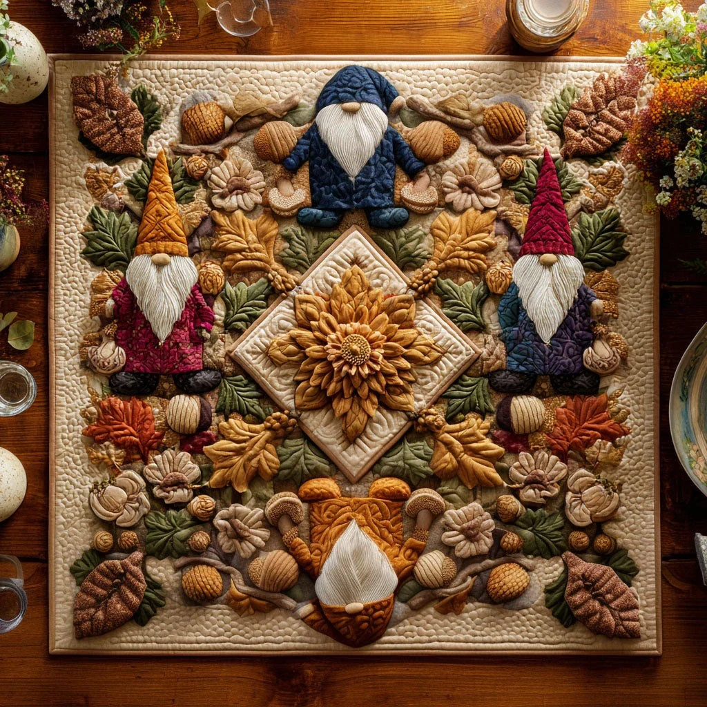 Cornucopia Keeper Quilted Table Topper