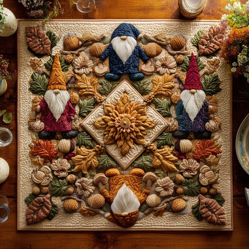 Cornucopia Keeper Quilted Table Topper