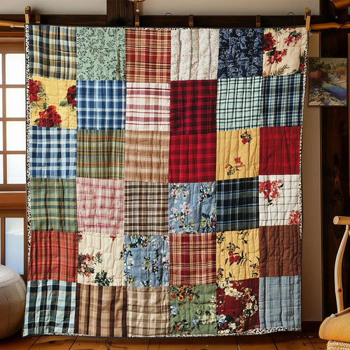 Cottage Charm Patch Quilt Blanket
