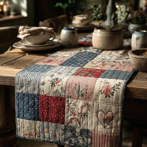 Cottage Patch Quilted Table Runner