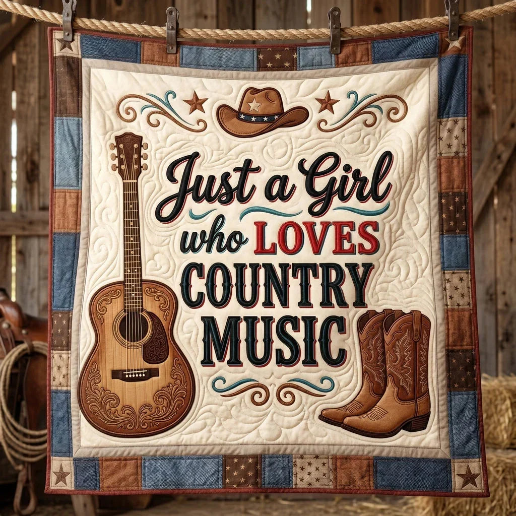 Country Girl Vibes Quilt Blanket