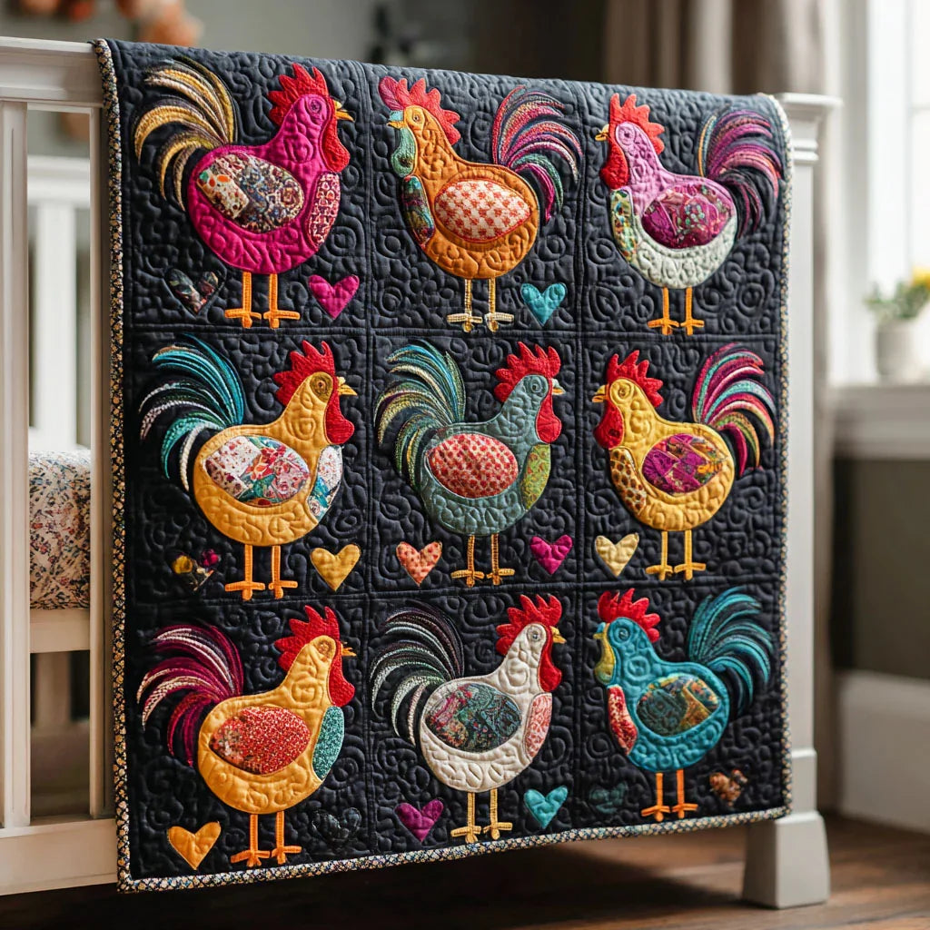 Country Wings Quilt Blanket - Quilted Blanket by Wild and Way