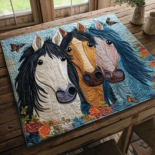 Countryside Charm Quilted Table Topper