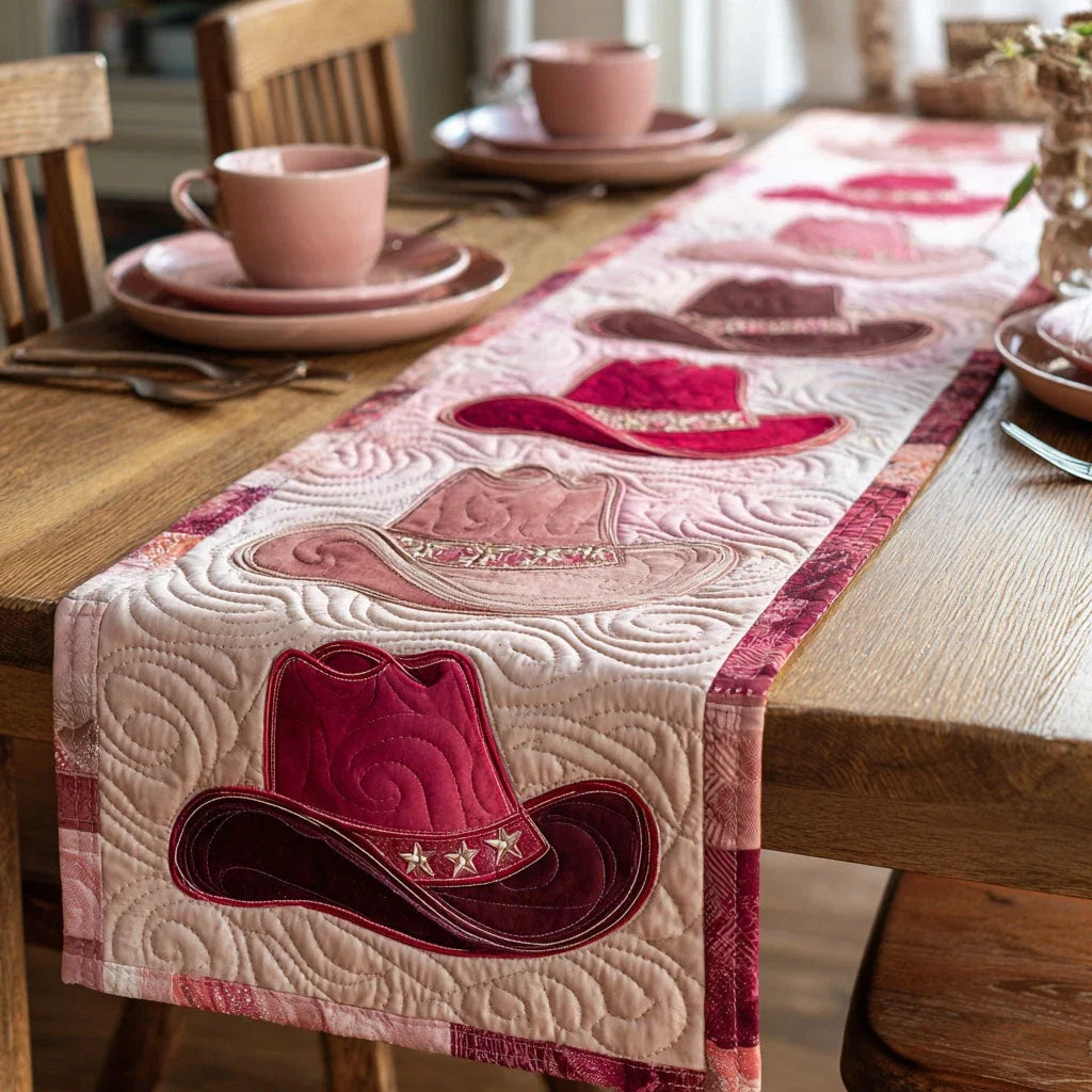 Cowgirl Trails Quilted Table Runner