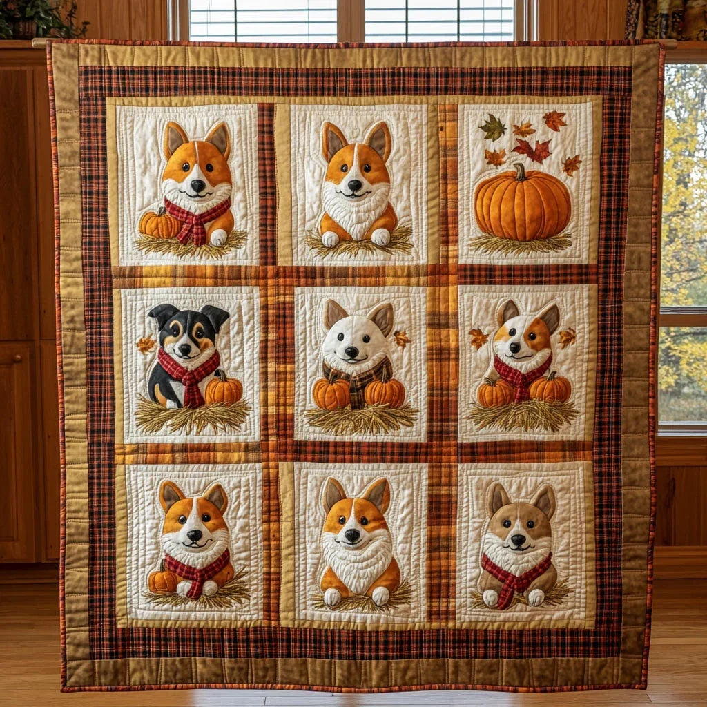 Cozy Autumn Quilt Blanket