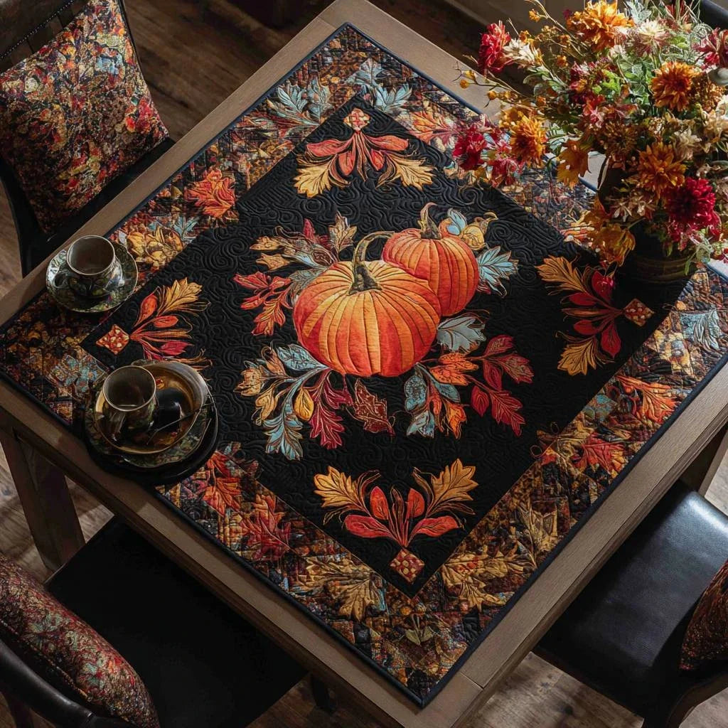 Cozy Carvers Quilted Table Topper