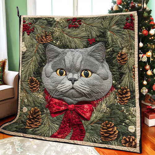 Cozy Cat Charm Quilt Blanket