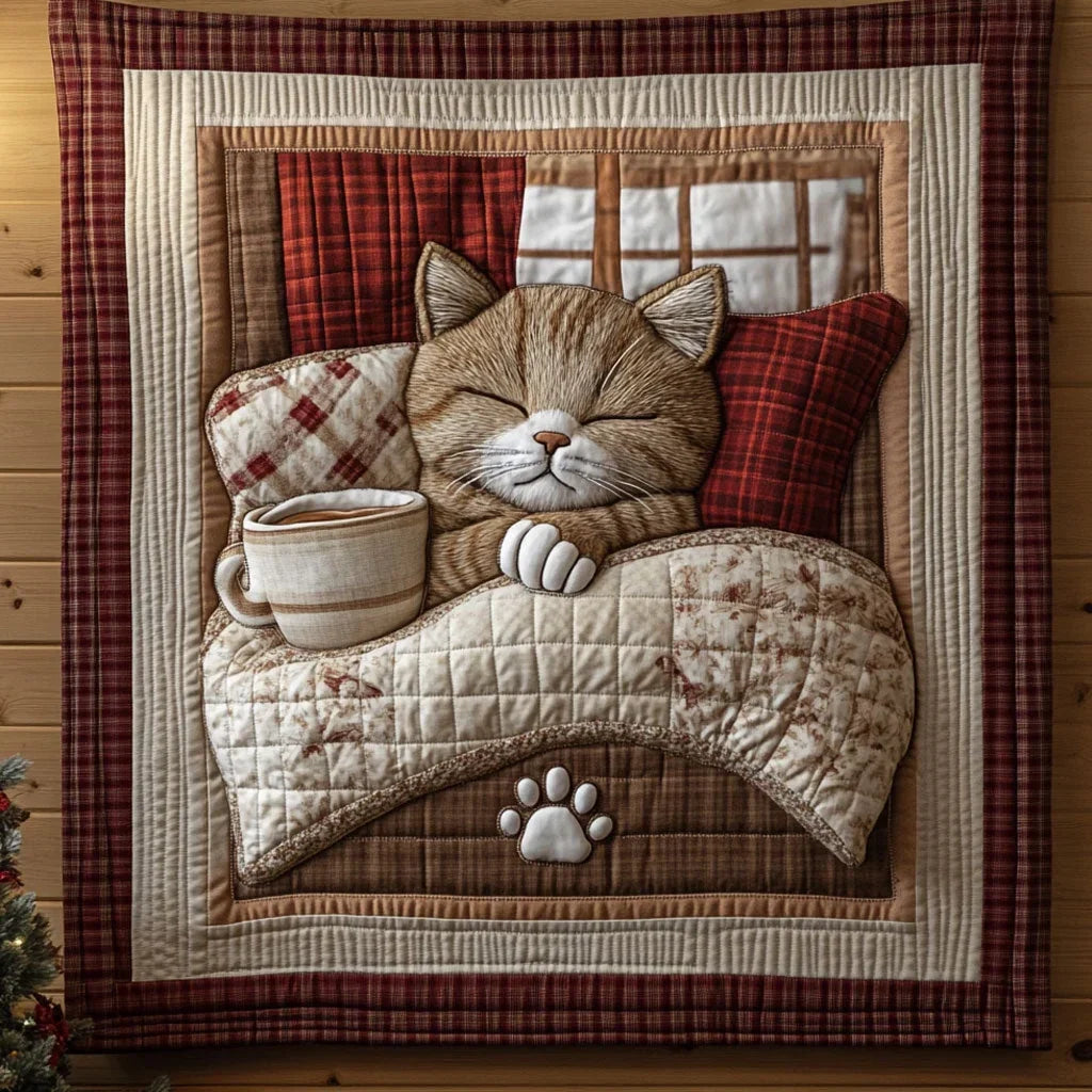 Cozy Cat Quilt Blanket