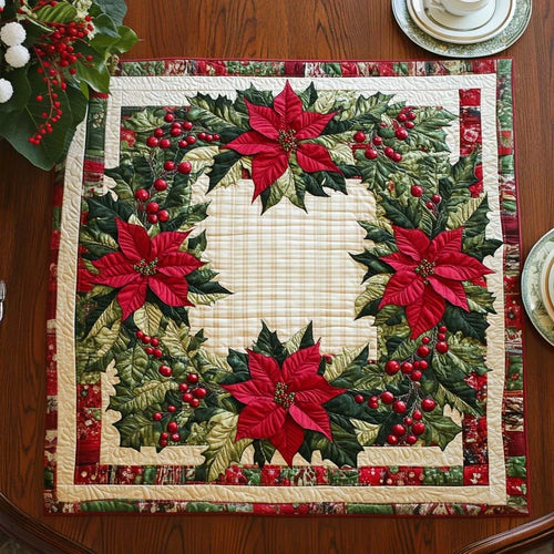 Cozy Cheer Quilted Table Topper