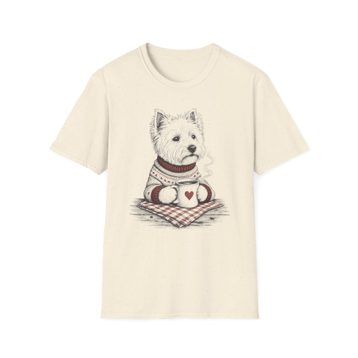 Cozy Coffee Westie Tee