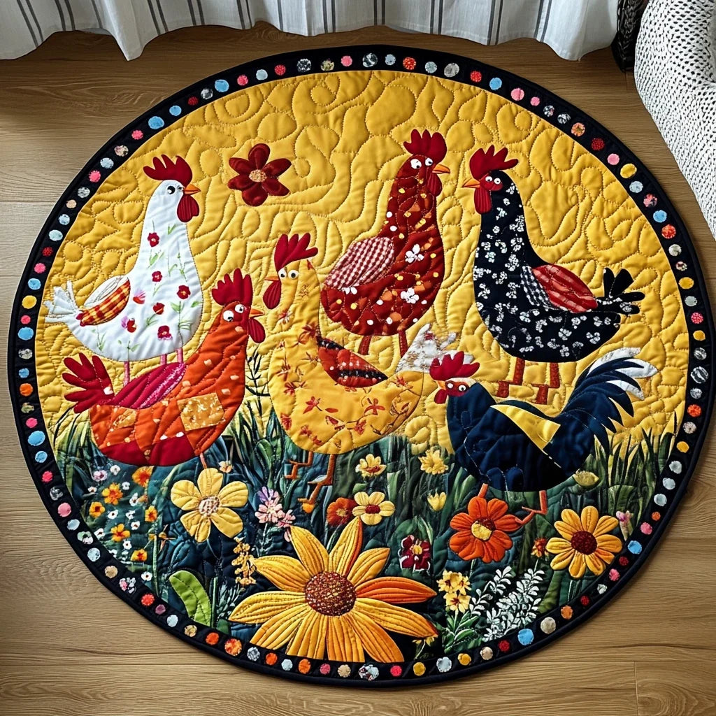 Cozy Coop Quilted Round Mat